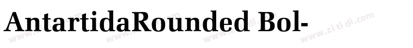AntartidaRounded Bol字体转换